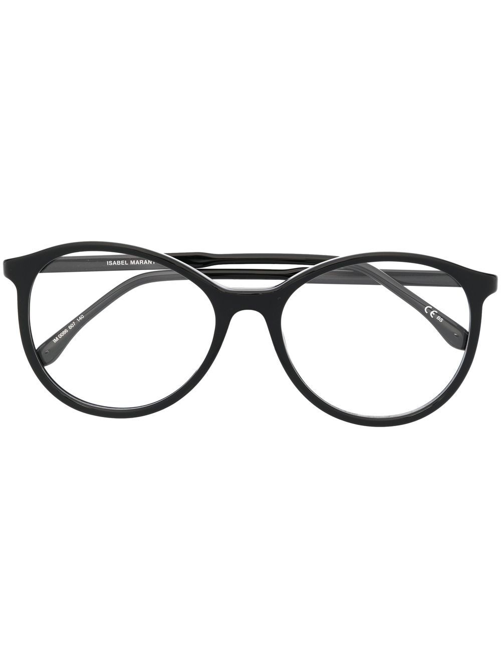 Isabel Marant Eyewear round-frame glasses - Black von Isabel Marant Eyewear