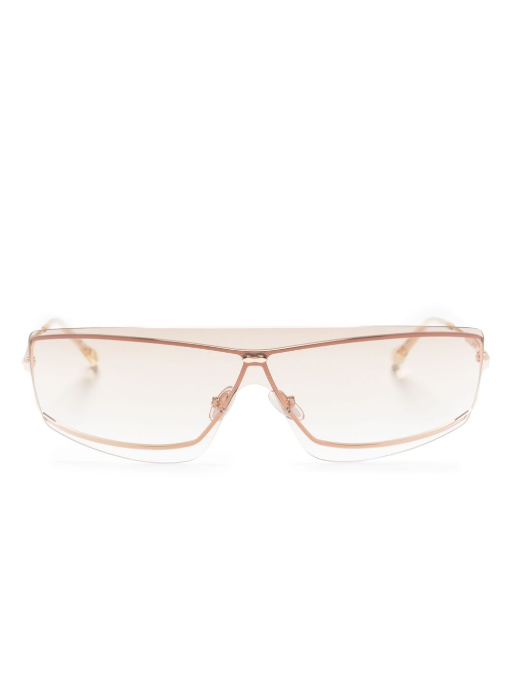 Isabel Marant Eyewear shield-frame gradient sunglasses - Gold von Isabel Marant Eyewear