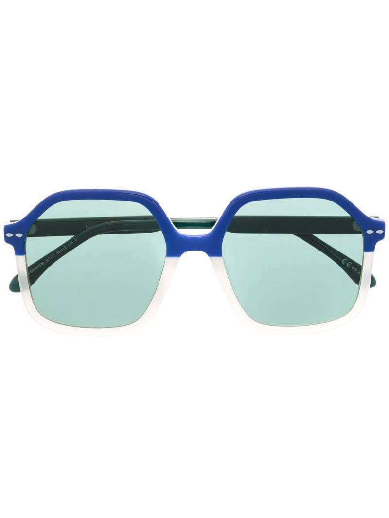 Isabel Marant Eyewear square frame sunglasses - Blue von Isabel Marant Eyewear