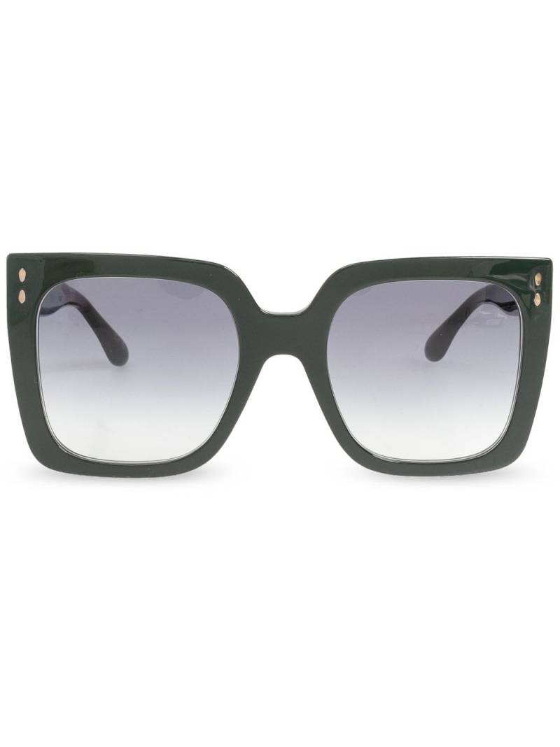 Isabel Marant Eyewear square-frame sunglasses - Green von Isabel Marant Eyewear