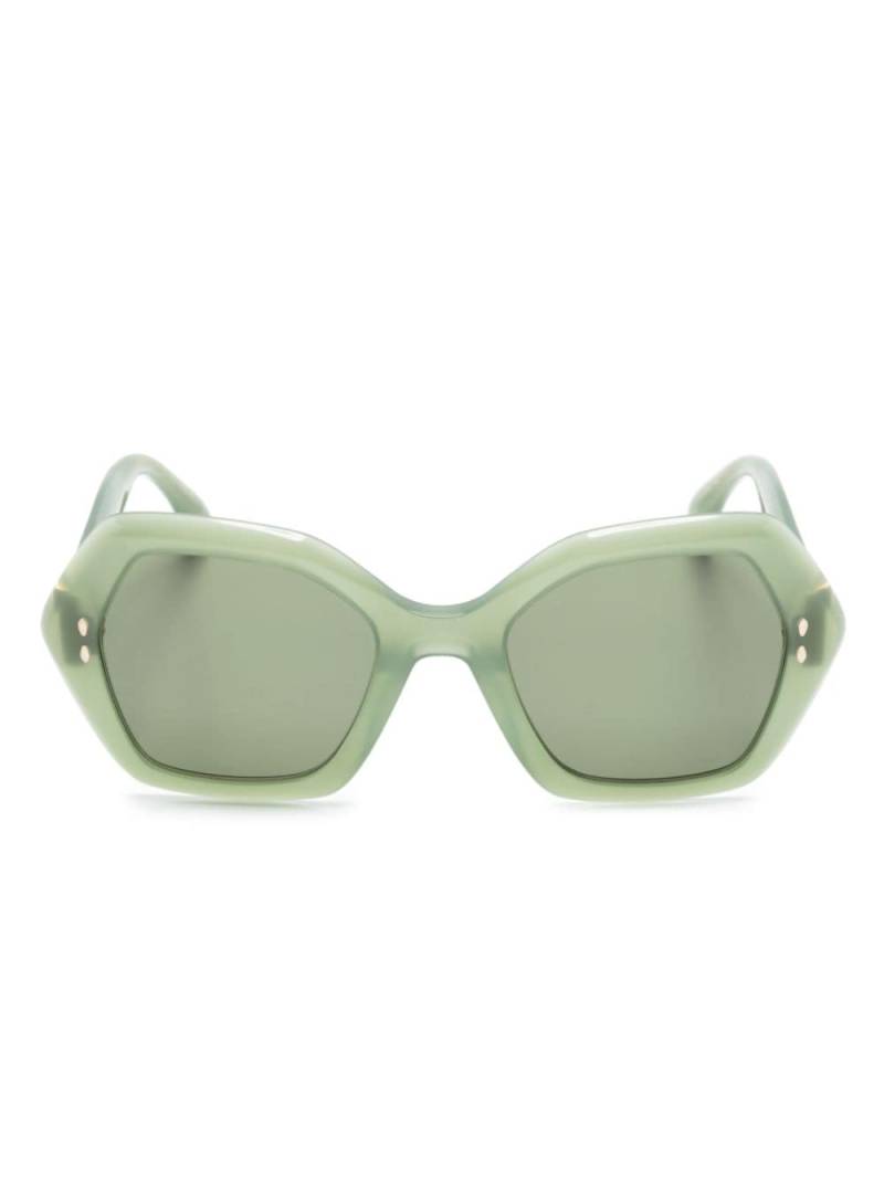 Isabel Marant Eyewear IM0107GS Geometric Sunglasses - Green von Isabel Marant Eyewear