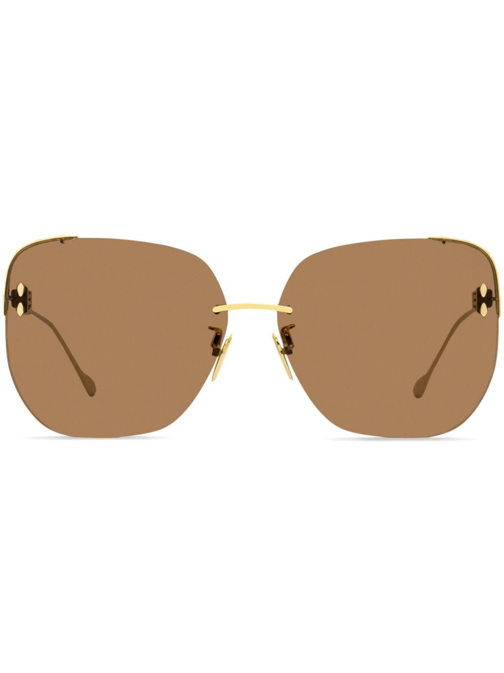 Isabel Marant Eyewear tinted square frame sunglasses - Gold von Isabel Marant Eyewear