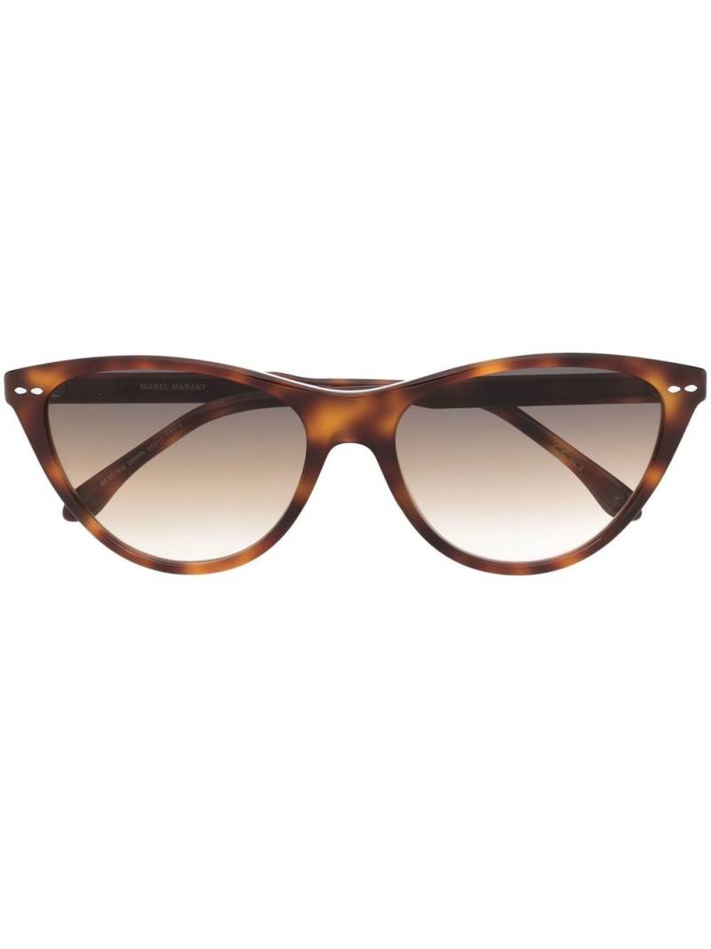 Isabel Marant Eyewear tortoise-shell cat-eye sunglasses - Brown von Isabel Marant Eyewear