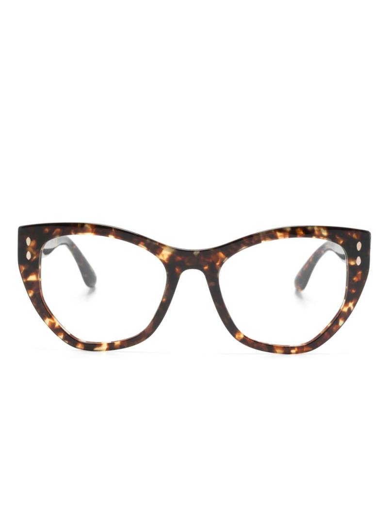 Isabel Marant Eyewear tortoiseshell butterfly-frame glasses - Brown von Isabel Marant Eyewear