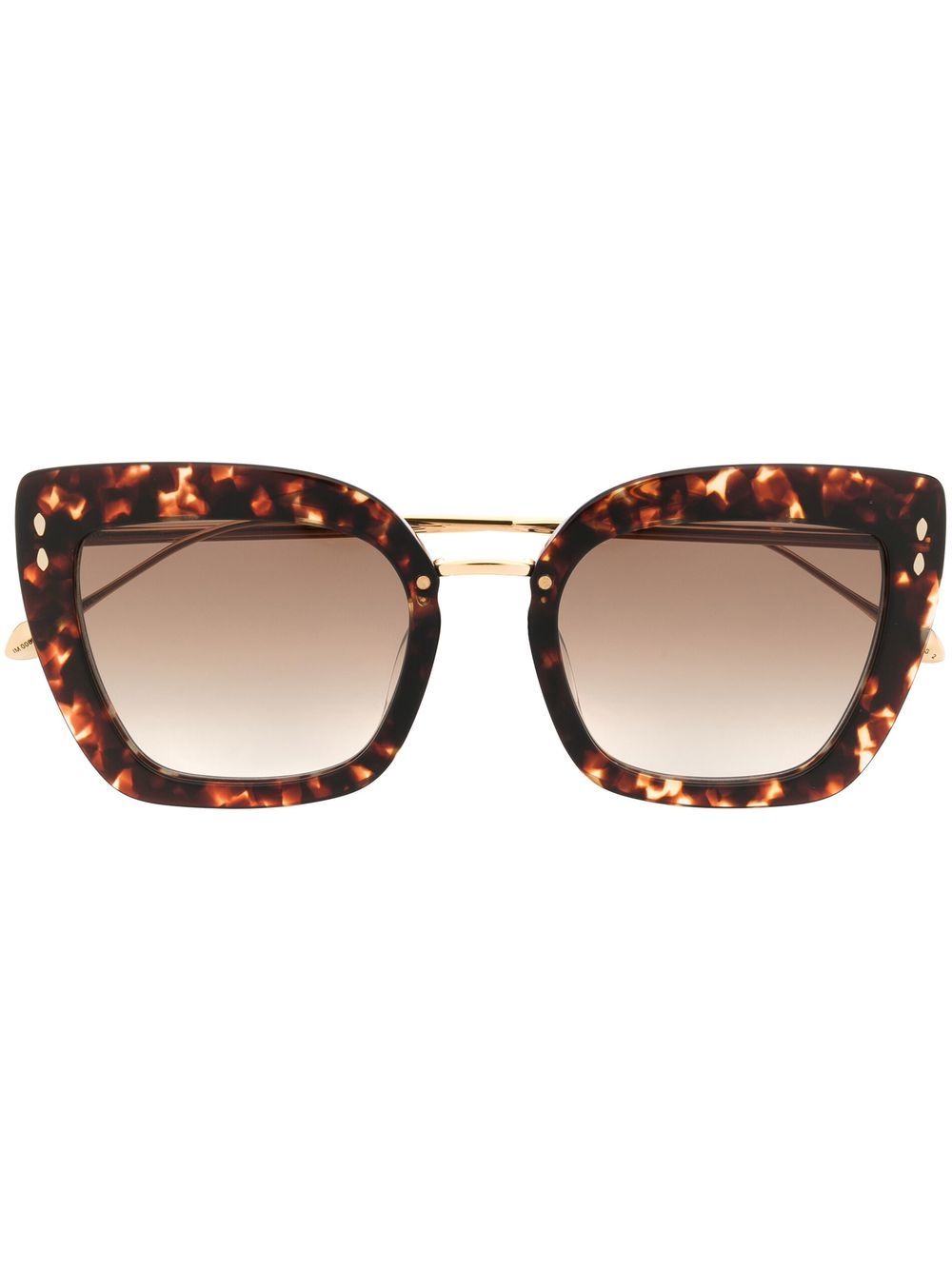 Isabel Marant Eyewear tortoiseshell-effect butterfly-frame sunglasses - Brown von Isabel Marant Eyewear