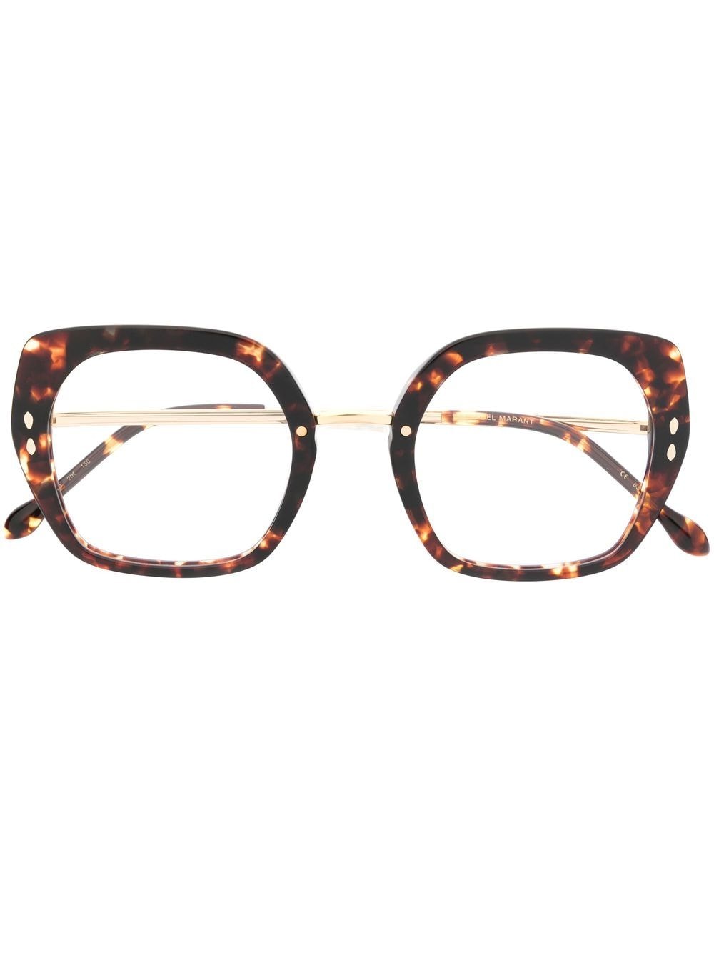 Isabel Marant Eyewear tortoiseshell oversized-frame glassed - Brown von Isabel Marant Eyewear