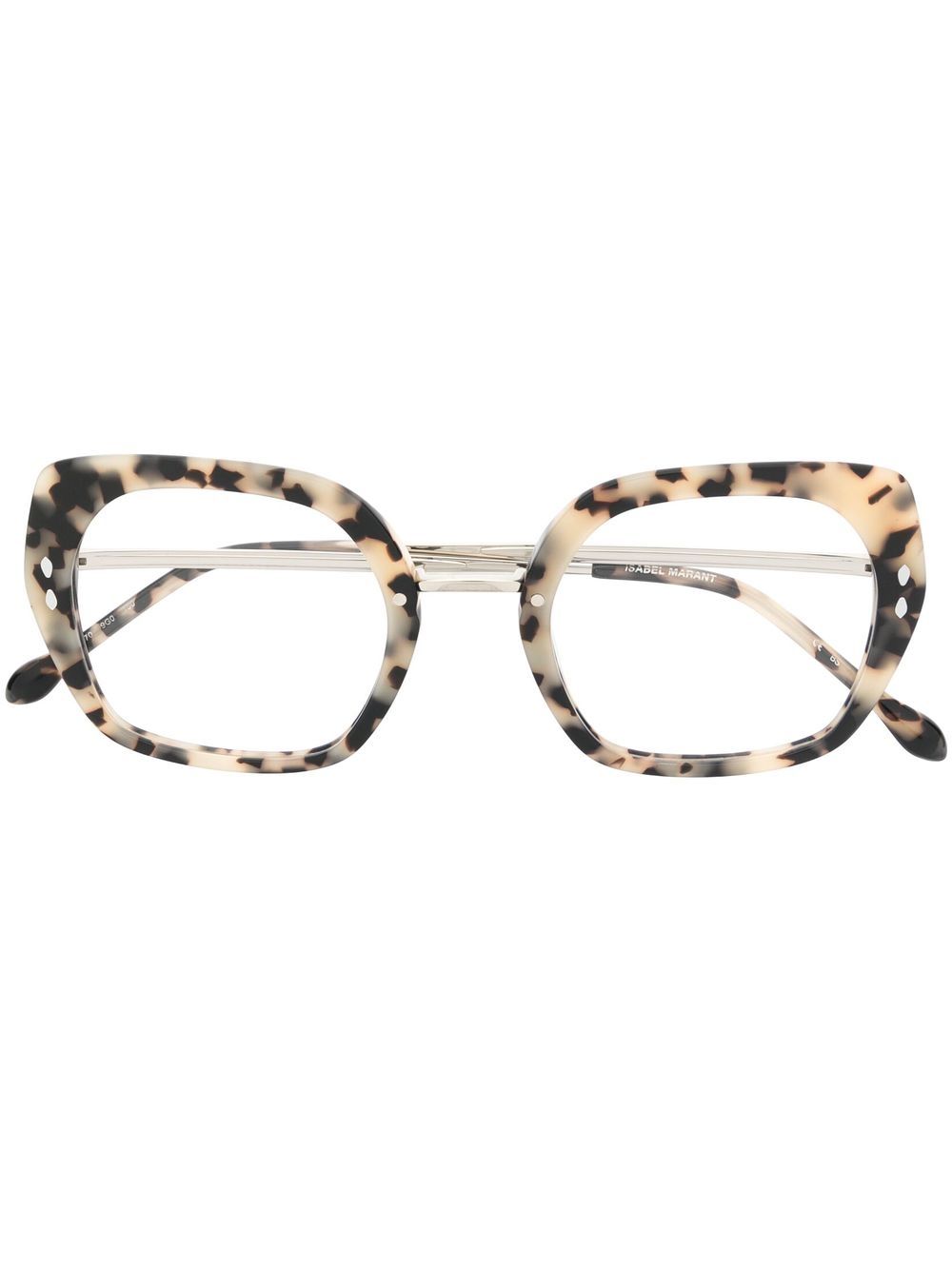 Isabel Marant Eyewear tortoiseshell oversized-frame glasses - Brown von Isabel Marant Eyewear