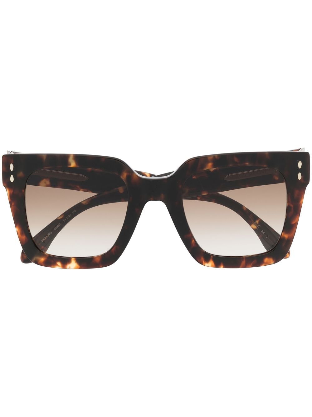 Isabel Marant Eyewear tortoiseshell square frame oversized sunglasses - Brown von Isabel Marant Eyewear