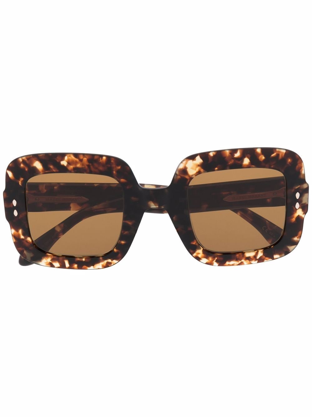 Isabel Marant Eyewear tortoiseshell square-frame sunglasses - Brown von Isabel Marant Eyewear