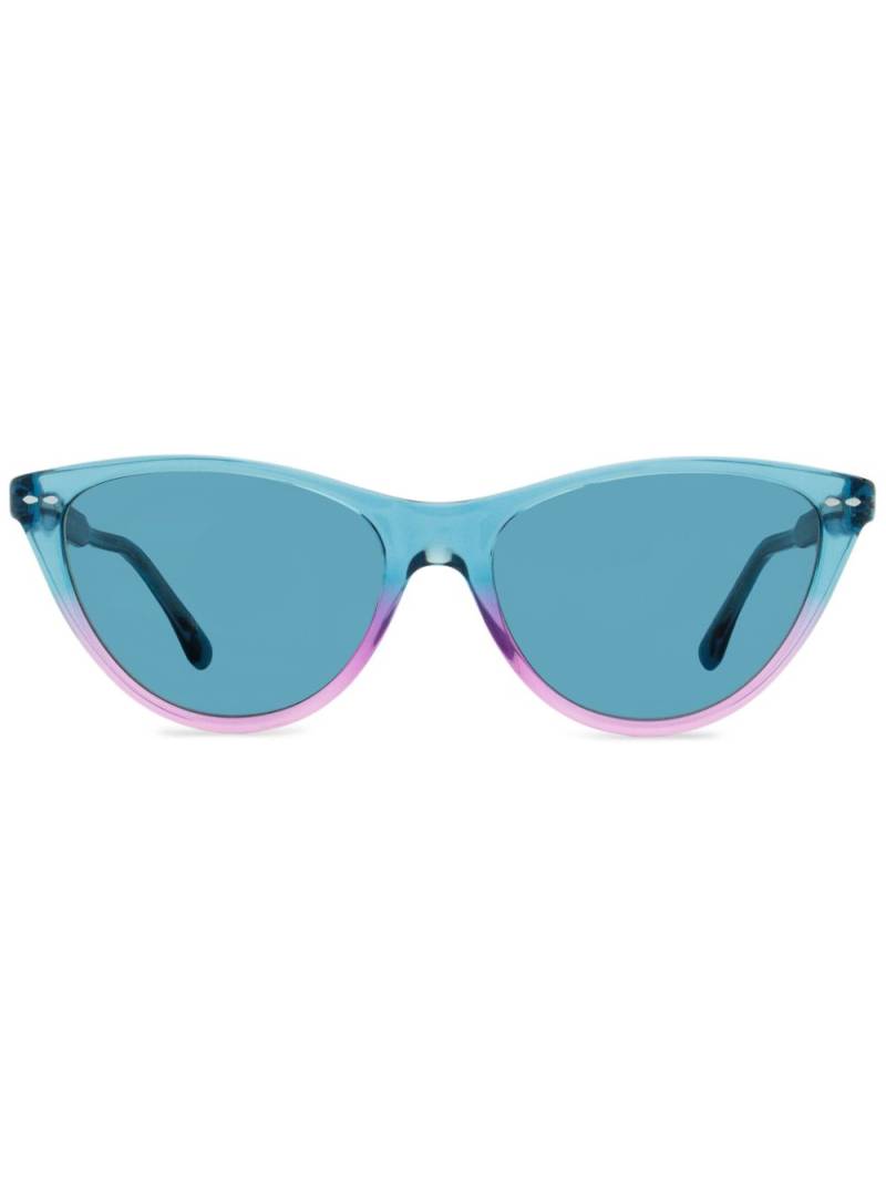 Isabel Marant Eyewear two-tone cat-eye sunglasses - Blue von Isabel Marant Eyewear