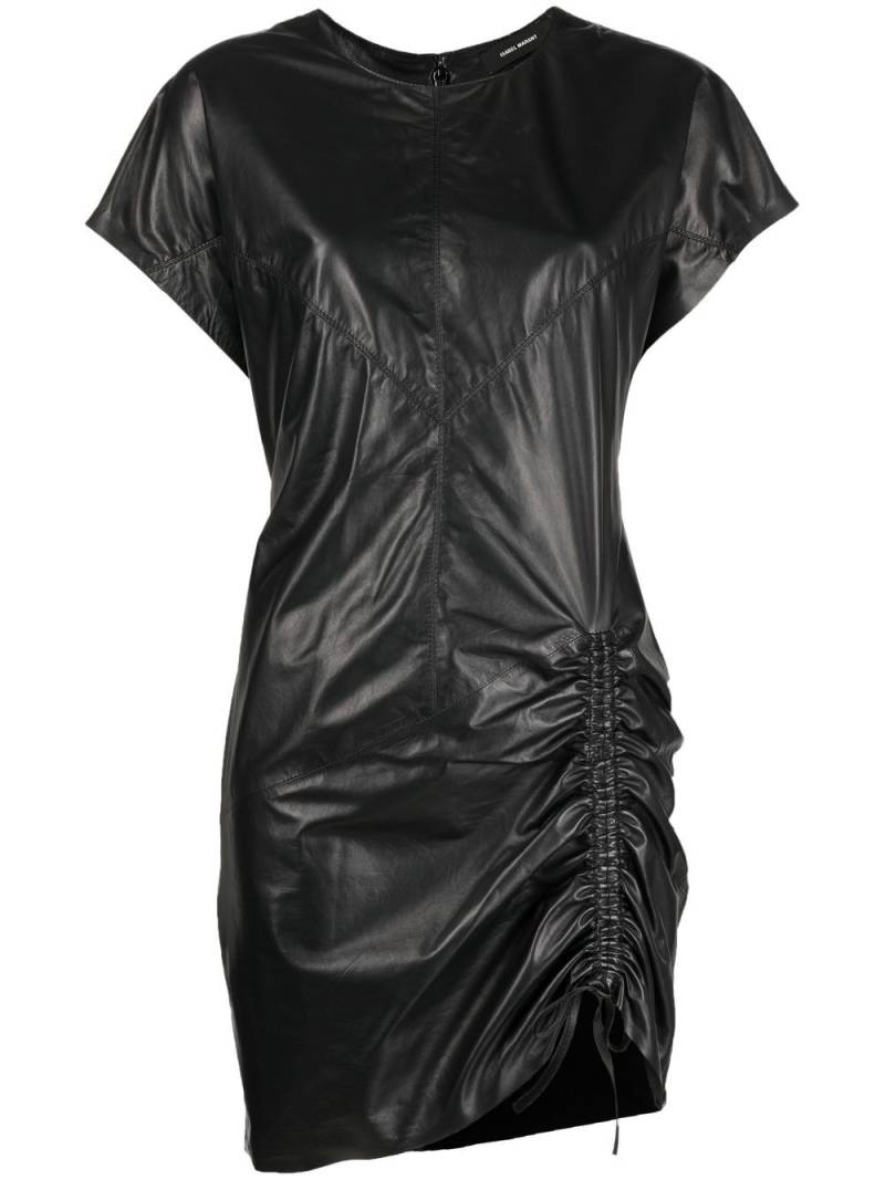 ISABEL MARANT Adelissa leather dress - Black von ISABEL MARANT