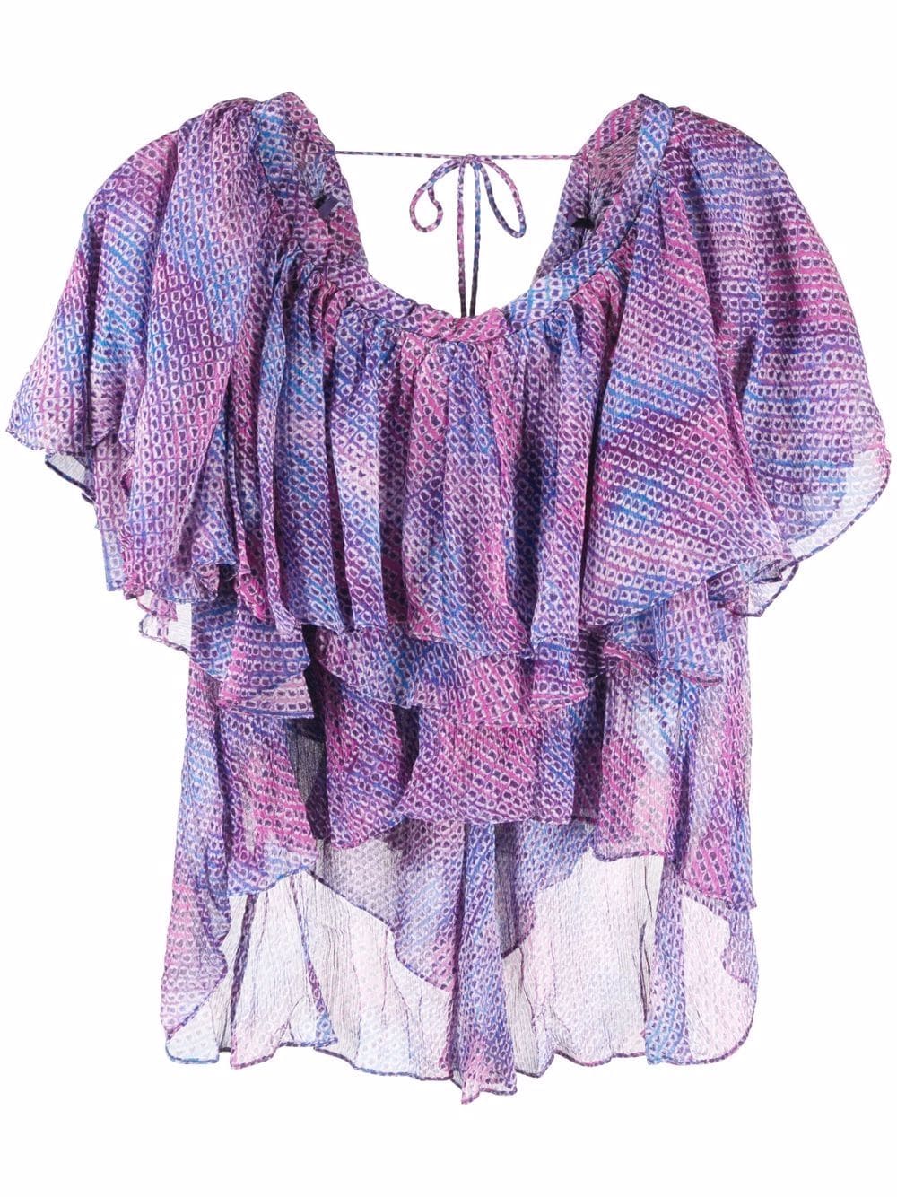 ISABEL MARANT Angele printed blouse - Purple von ISABEL MARANT