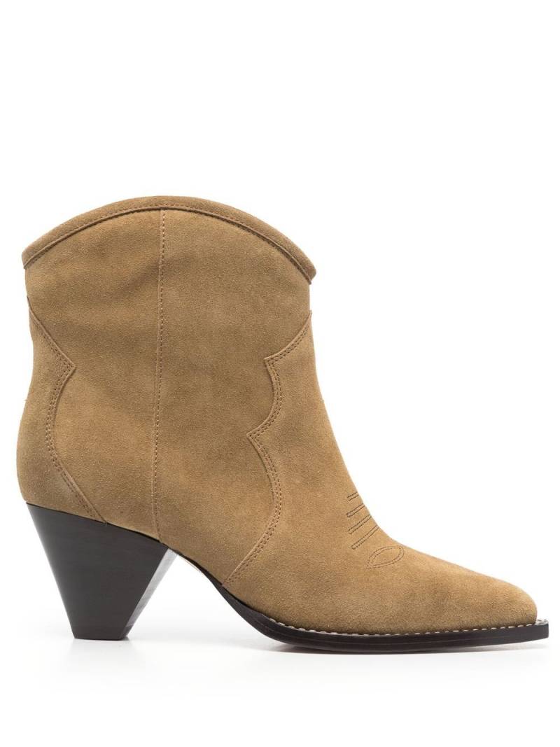 ISABEL MARANT Darizo suede ankle boots - Neutrals von ISABEL MARANT