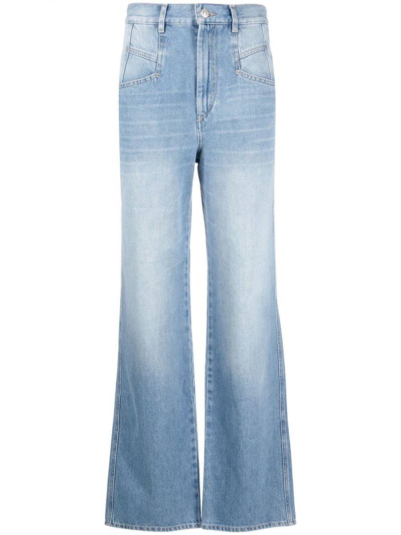 ISABEL MARANT Dileskoa flared jeans - Blue von ISABEL MARANT