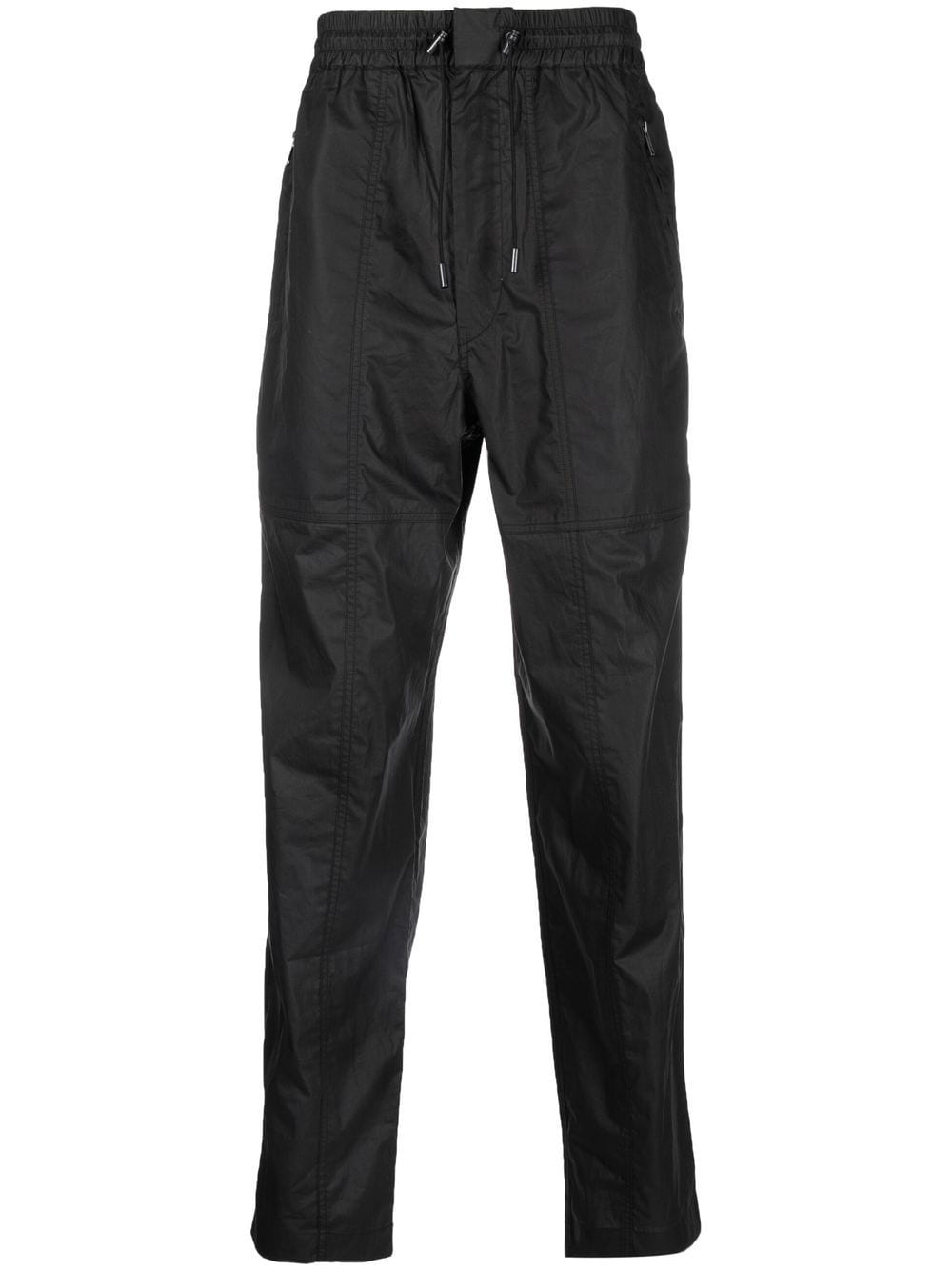 MARANT Ezra organic cotton track pants - Black von MARANT