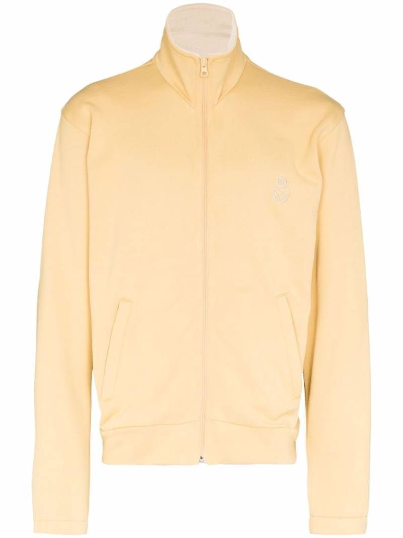 MARANT Issoper logo-embroidered track jacket - Neutrals von MARANT