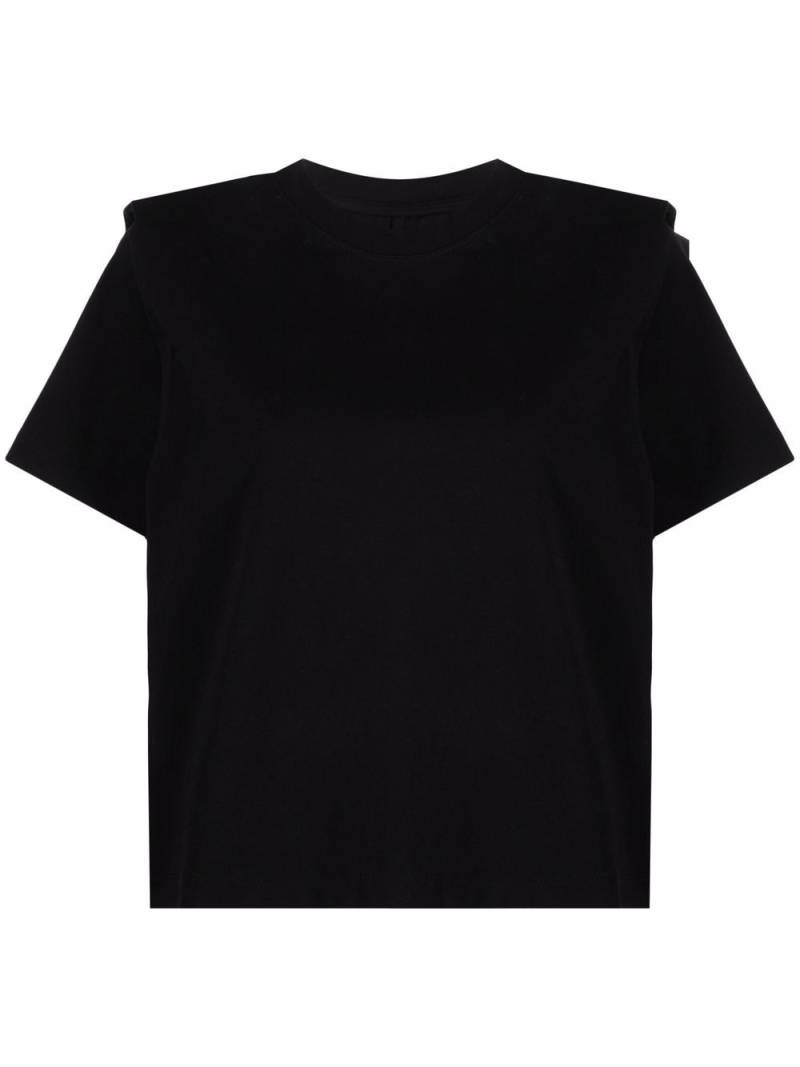 ISABEL MARANT Zelito pleated T-shirt - Black von ISABEL MARANT