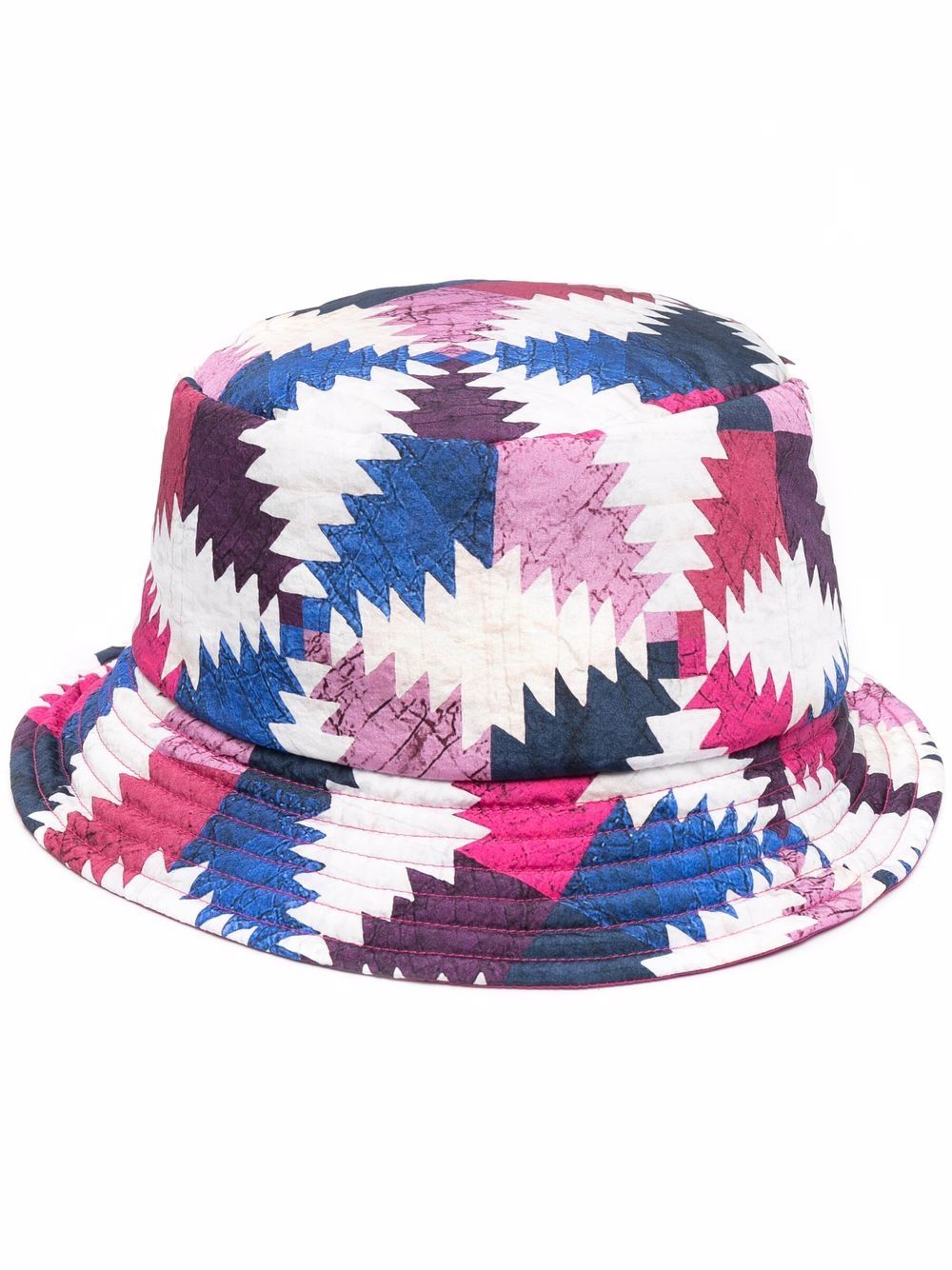 MARANT colour block-print bucket hat - Pink von MARANT