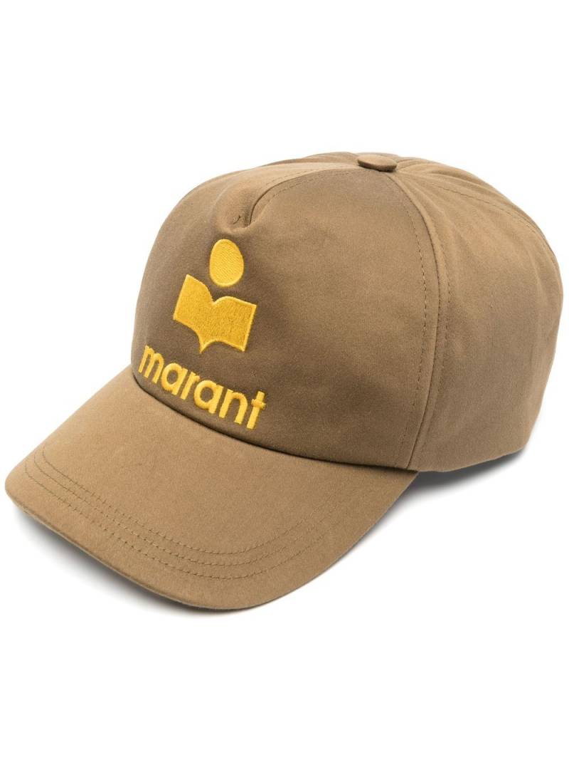 MARANT embroidered-logo cap - Green von MARANT