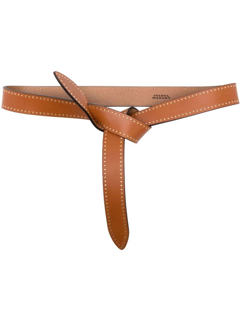 ISABEL MARANT Lecce leather belt - Brown von ISABEL MARANT