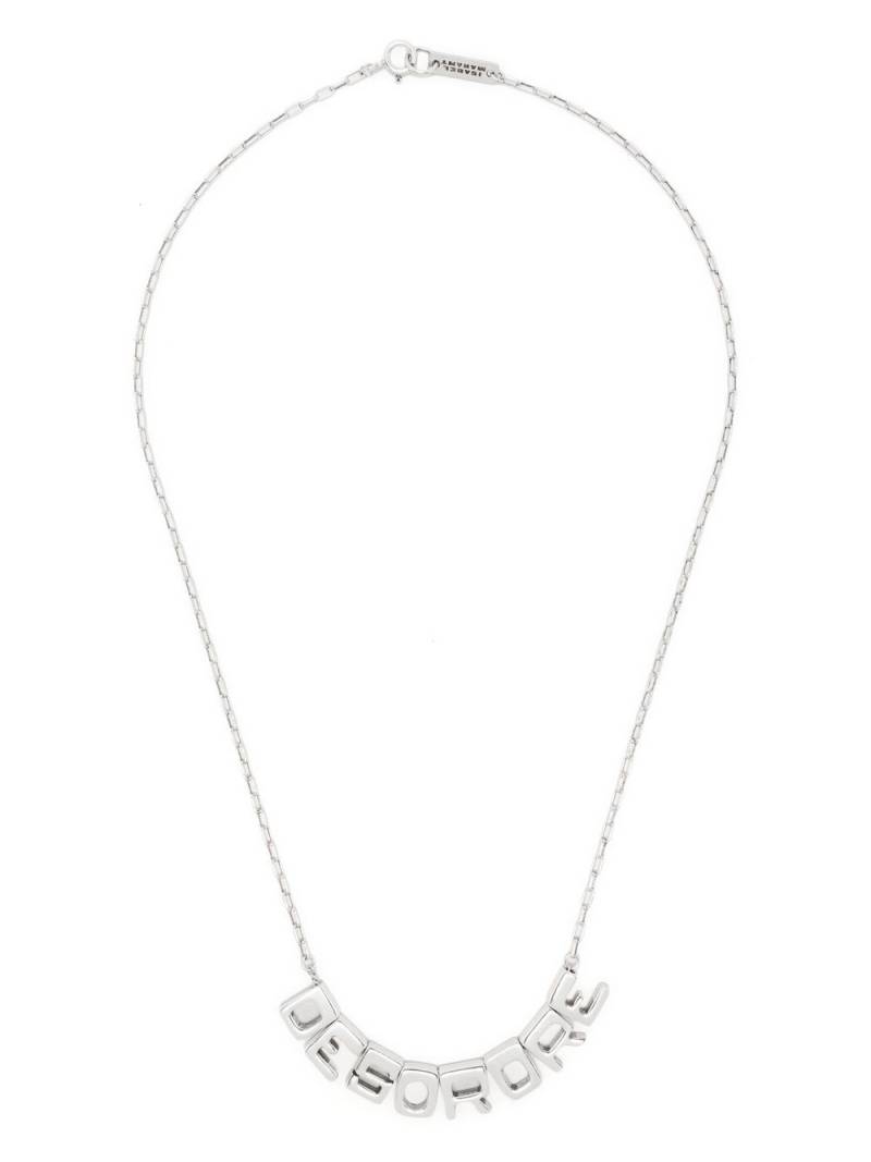 ISABEL MARANT letter-charm necklace - Silver von ISABEL MARANT