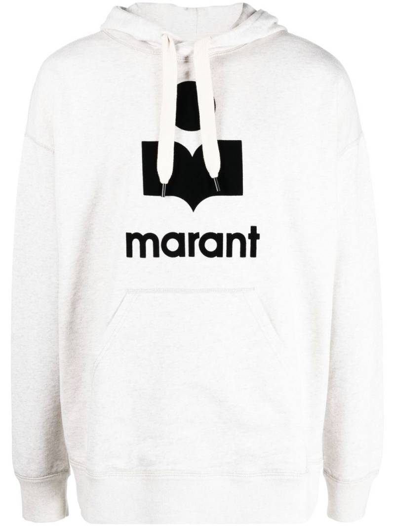 MARANT Miley logo-print hoodie - Neutrals von MARANT