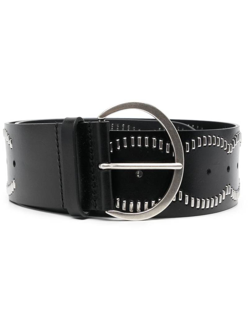 ISABEL MARANT rhinestone-detail 55mm belt - Black von ISABEL MARANT