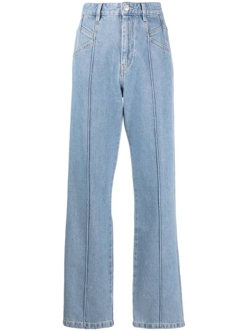 ISABEL MARANT straight-leg jeans - Blue von ISABEL MARANT