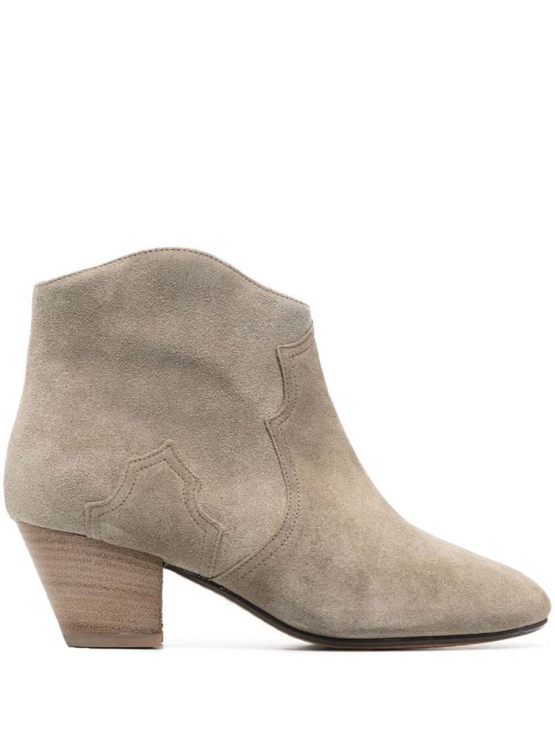 ISABEL MARANT Dicker suede ankle boots - Neutrals von ISABEL MARANT