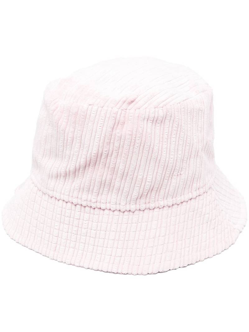 MARANT textured stripe bucket hat - Pink von MARANT