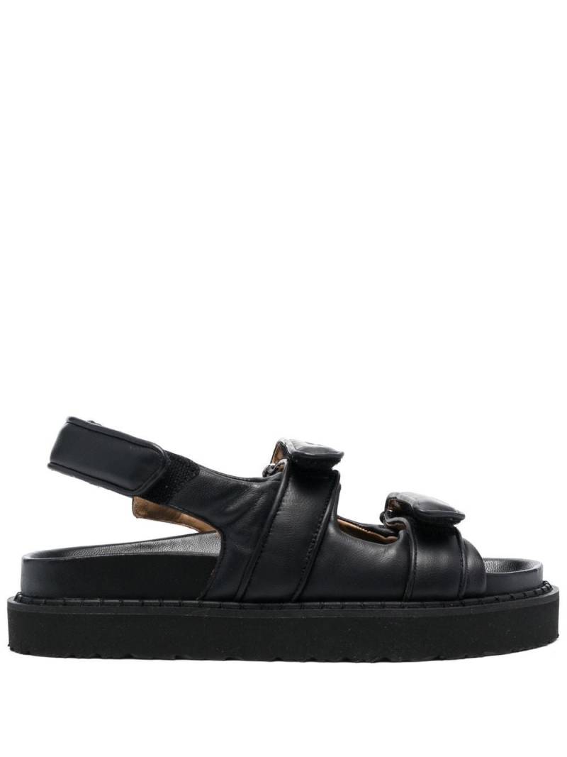 ISABEL MARANT Madee leather slingback sandals - Black von ISABEL MARANT