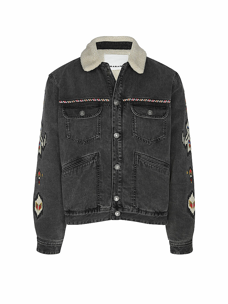 ISABEL MARANT Jeansjacke JENSON grau | L von Isabel marant