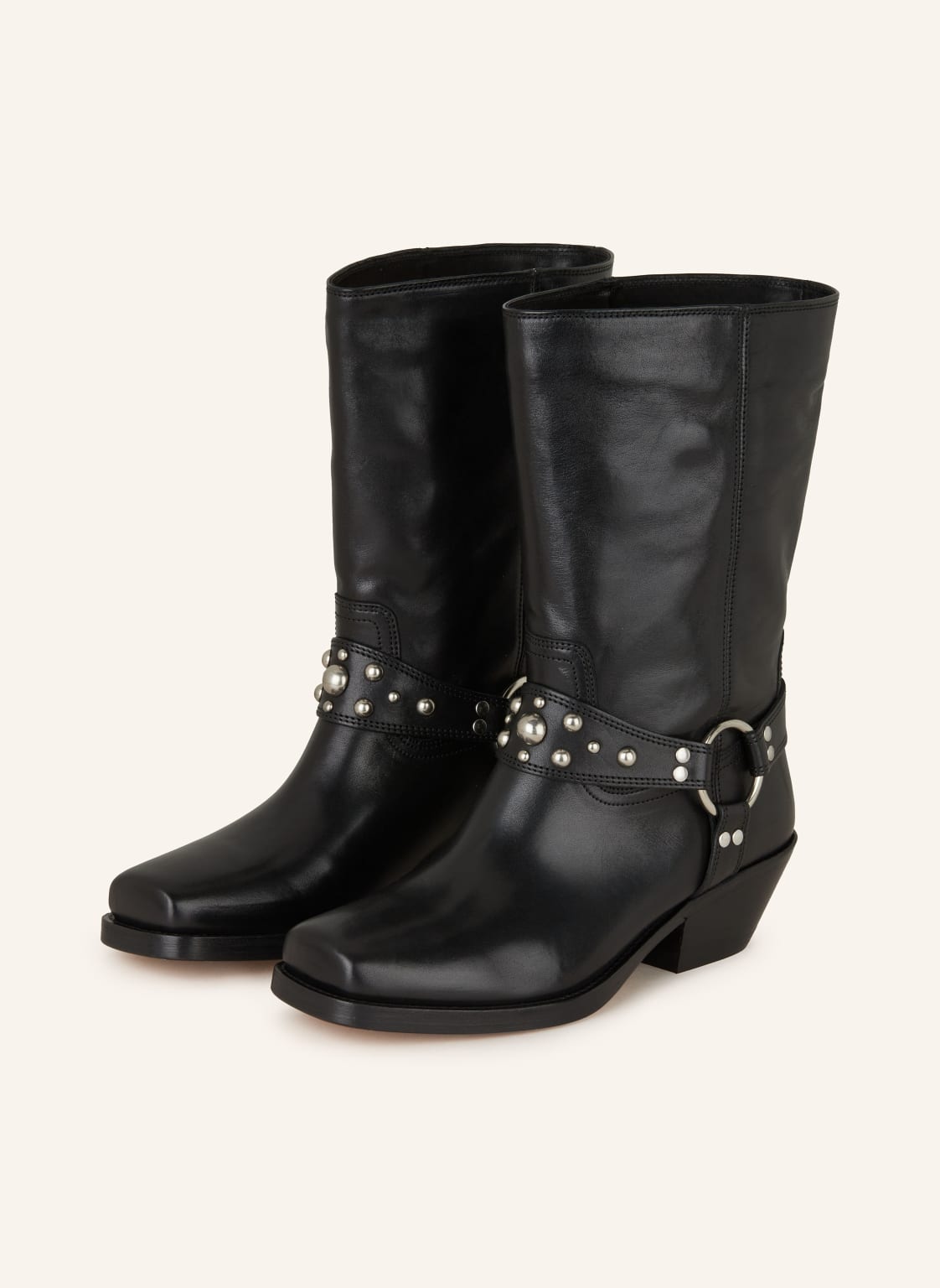 Isabel Marant Biker Boots Antya schwarz von Isabel marant