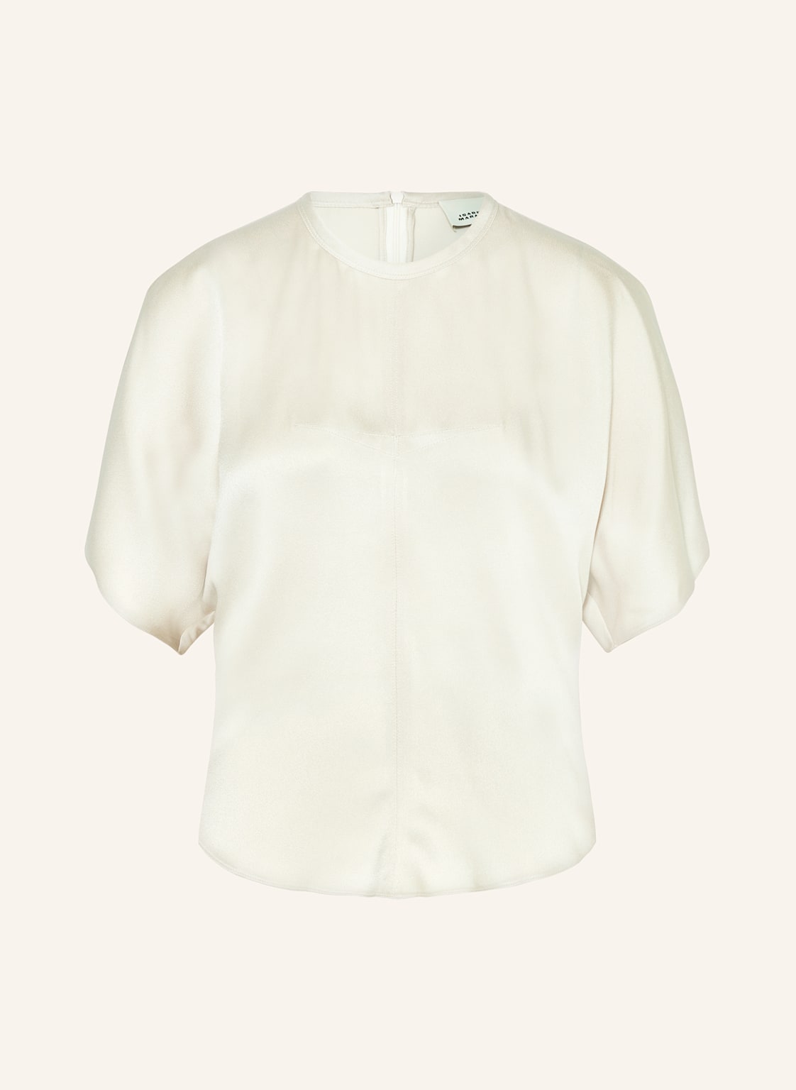 Isabel Marant Blusenshirt Karlita Aus Satin weiss Isabel Marant Blusenshirt Karlita Aus Satin weiss von Isabel marant