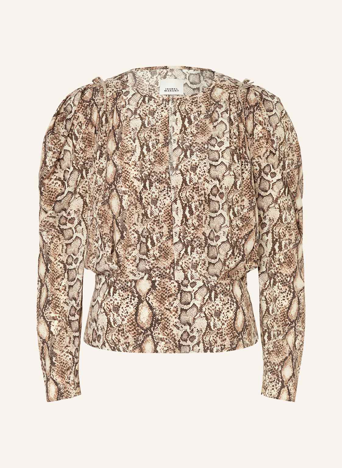 Isabel Marant Blusenshirt Zarga Aus Seide beige von Isabel marant