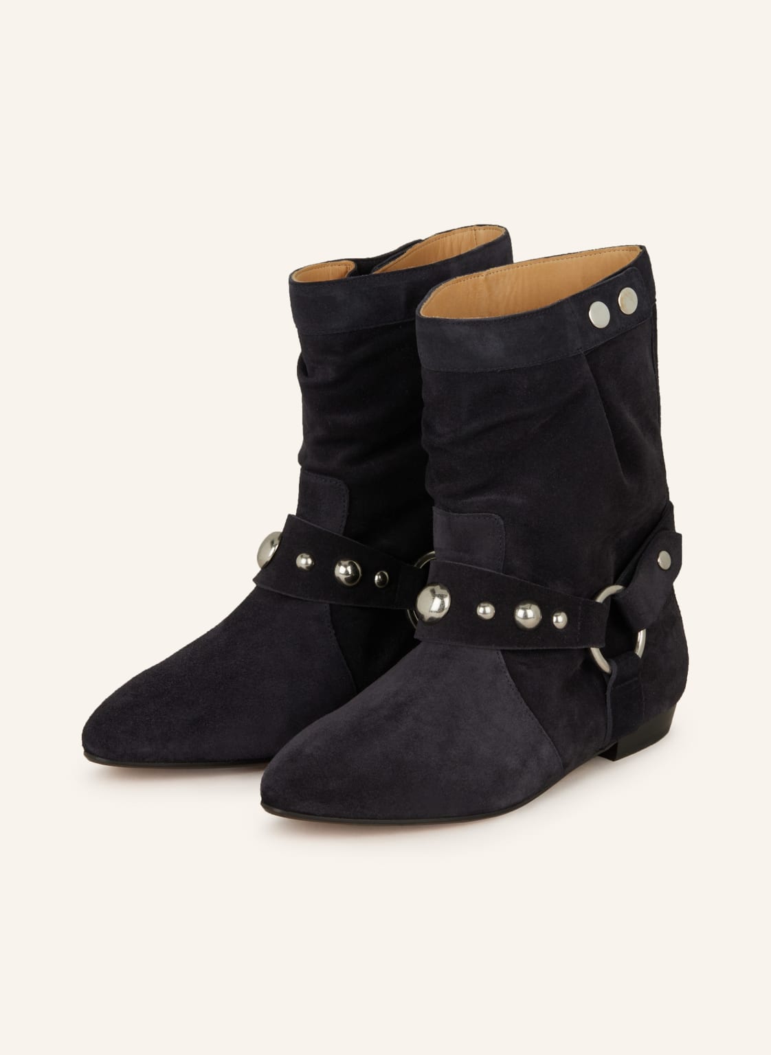 Isabel Marant Boots Stania Mit Nieten grau von Isabel marant