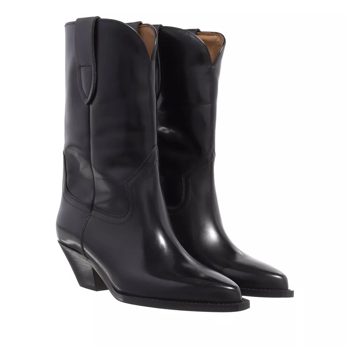 Isabel Marant Boots & Stiefeletten - Dahope Cowboy Boots Leather - Gr. 36 (EU) - in Schwarz - für Damen von Isabel marant