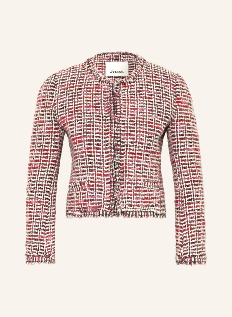 Isabel Marant Bouclé-Jacke Pully pink von Isabel marant