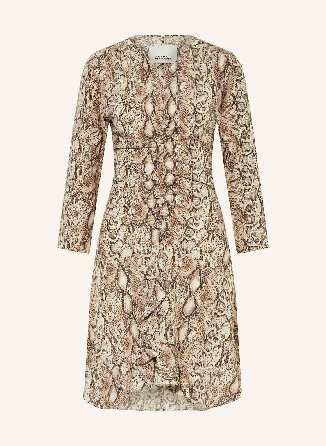 Isabel Marant Cocktailkleid Octavia Aus Seide Mit 3/4-Arm beige von Isabel marant