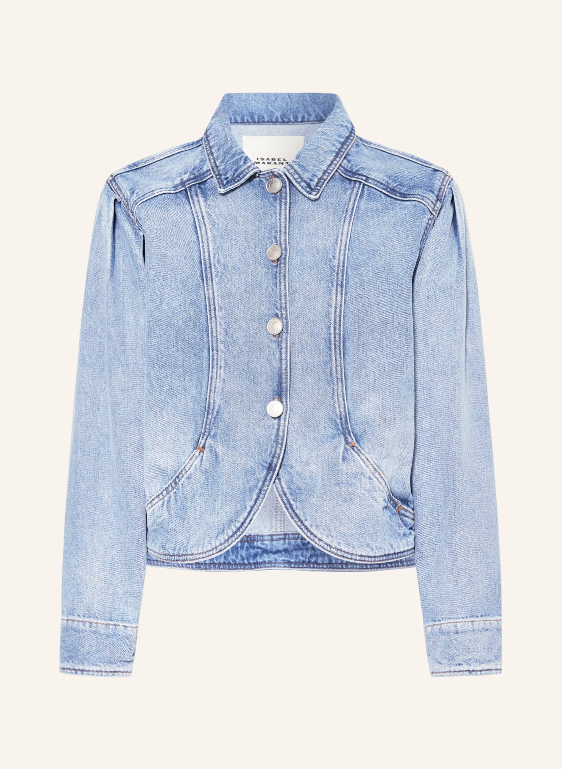 Isabel Marant Jeansjacke Valette blau von Isabel marant