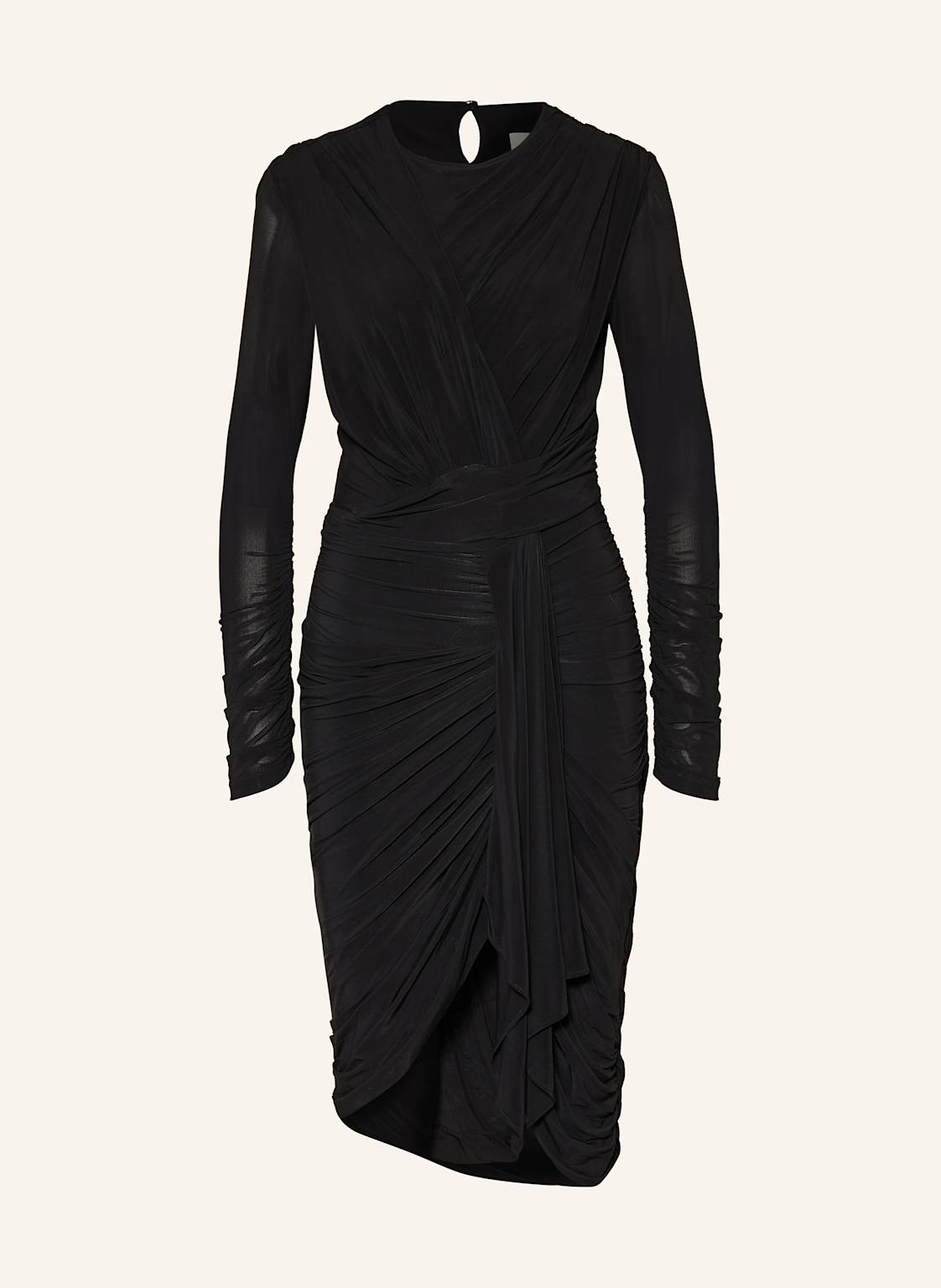 Isabel Marant Jerseykleid Zorah In Wickeloptik schwarz von Isabel marant