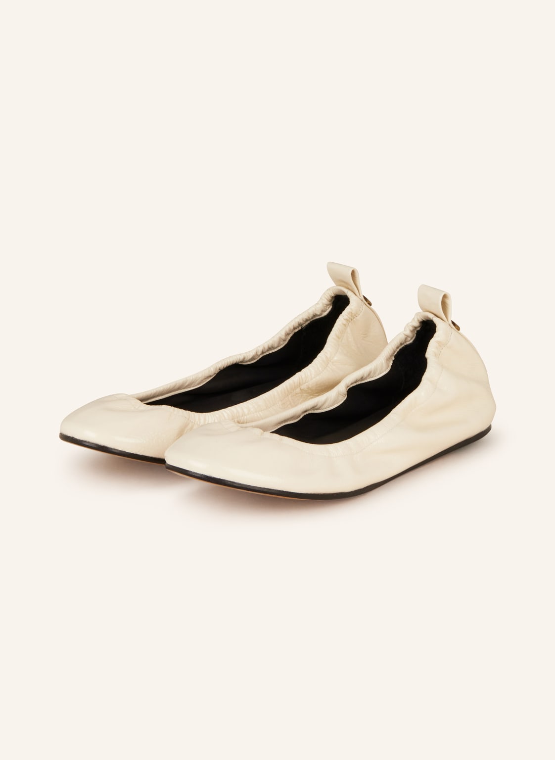 Isabel Marant Lack-Ballerinas Belna beige von Isabel marant