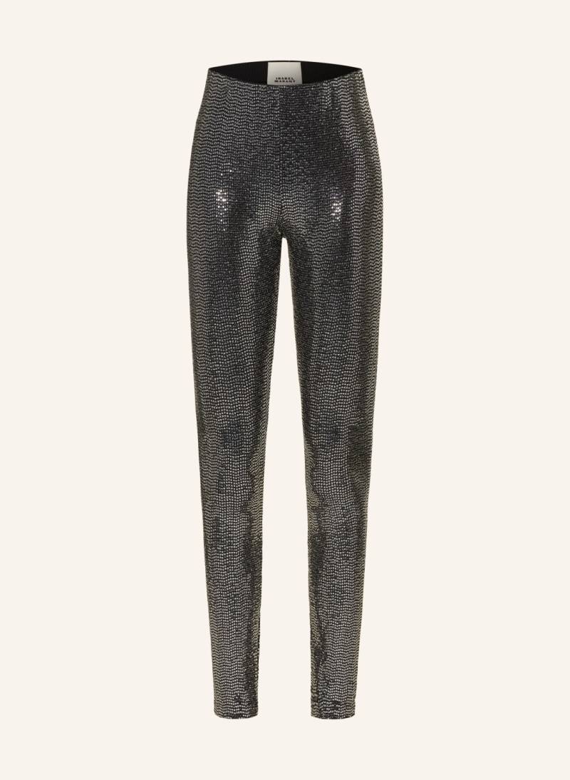 Isabel Marant Leggings Joshua Mit Pailletten schwarz von Isabel marant