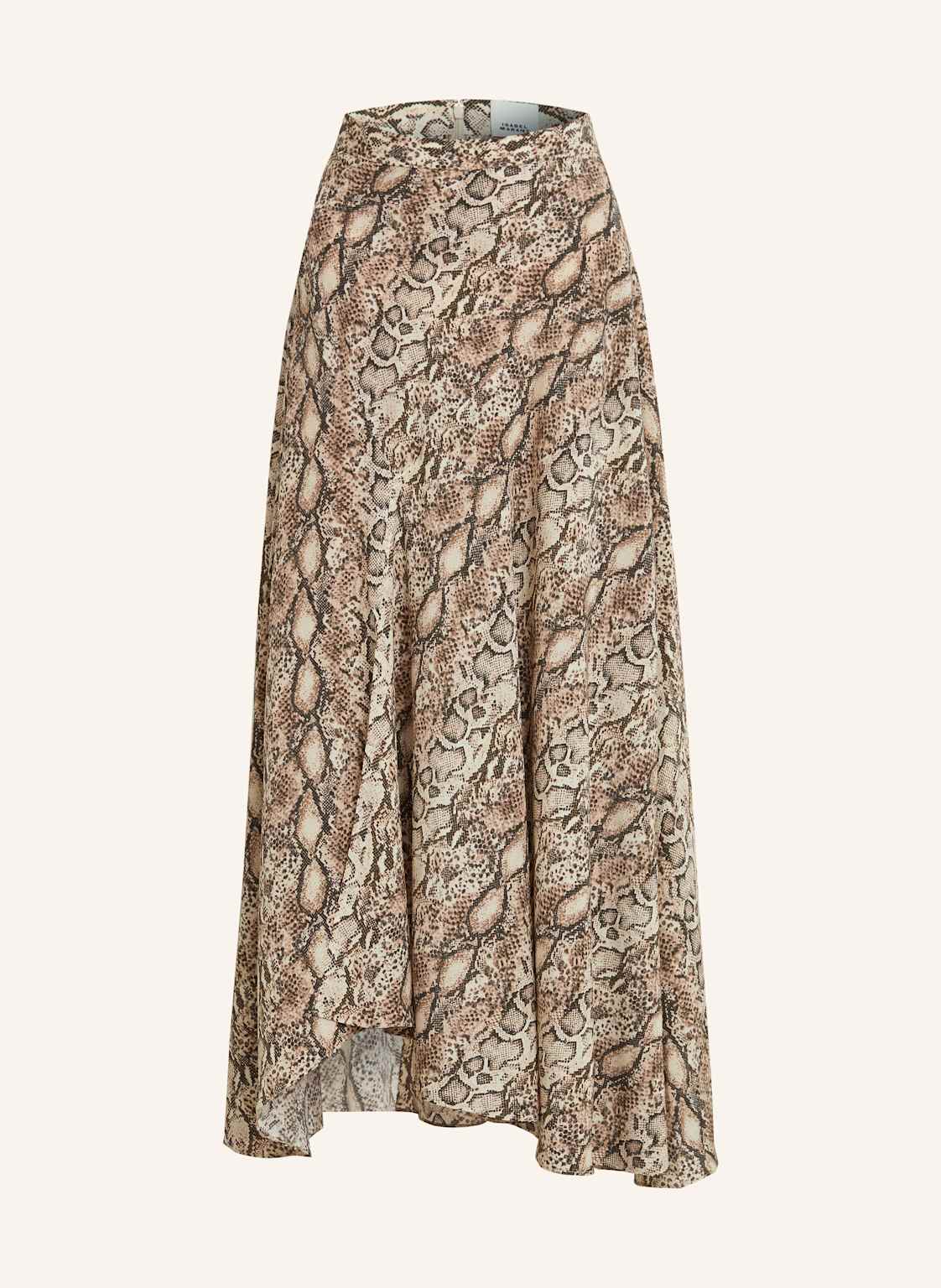 Isabel Marant Satinrock Sakura Aus Seide beige von Isabel marant