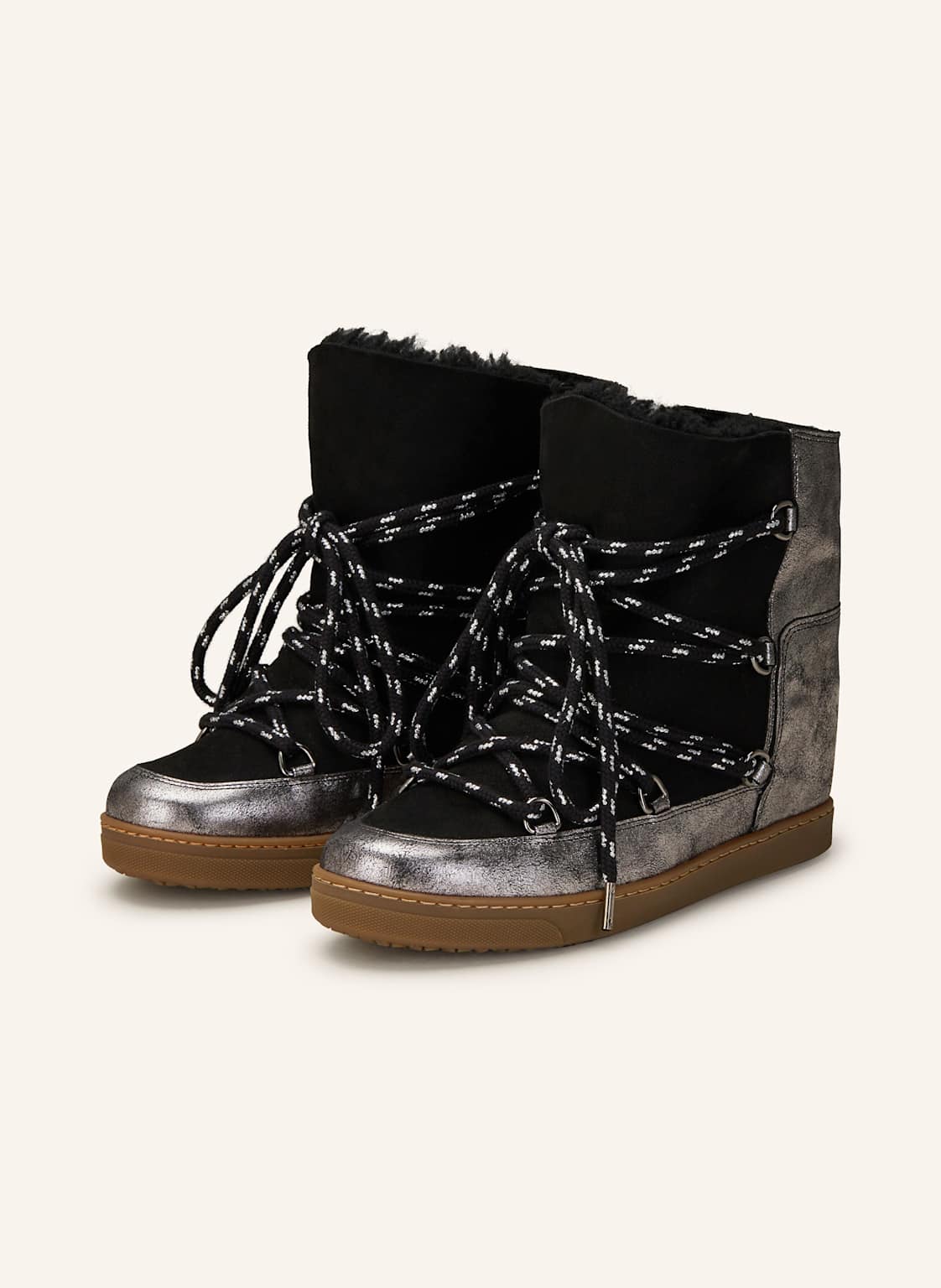 Isabel Marant Schnürboots silber von Isabel marant