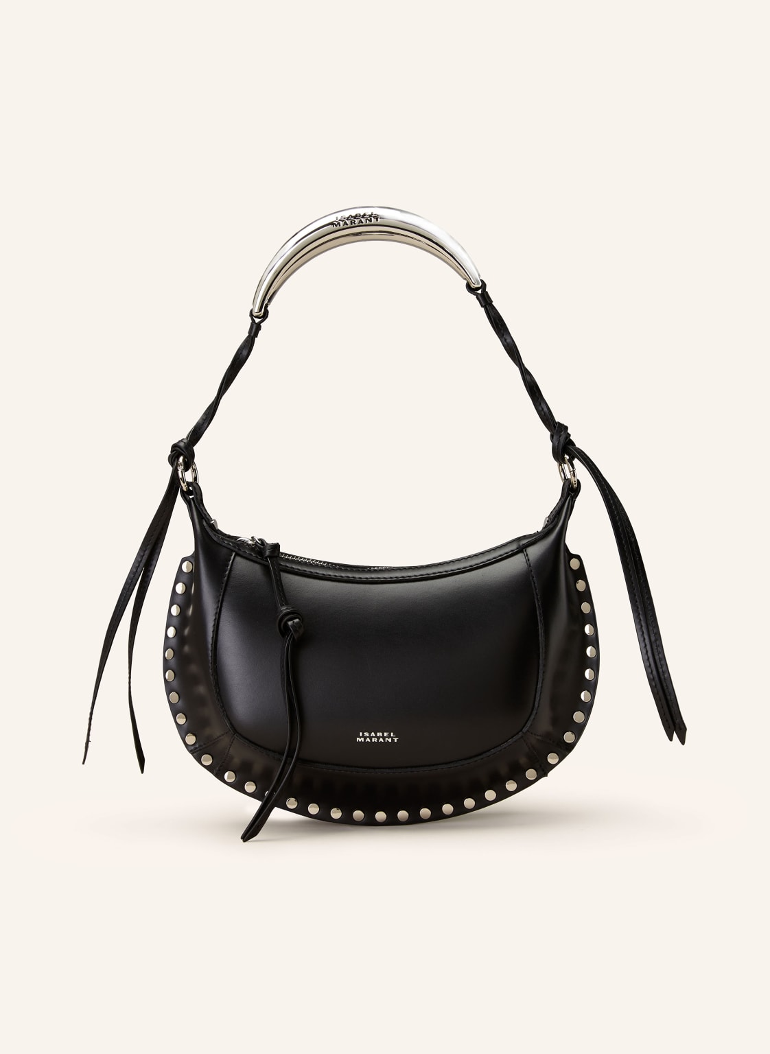 Isabel Marant Schultertasche Oskan Moon Mit Nieten schwarz von Isabel marant