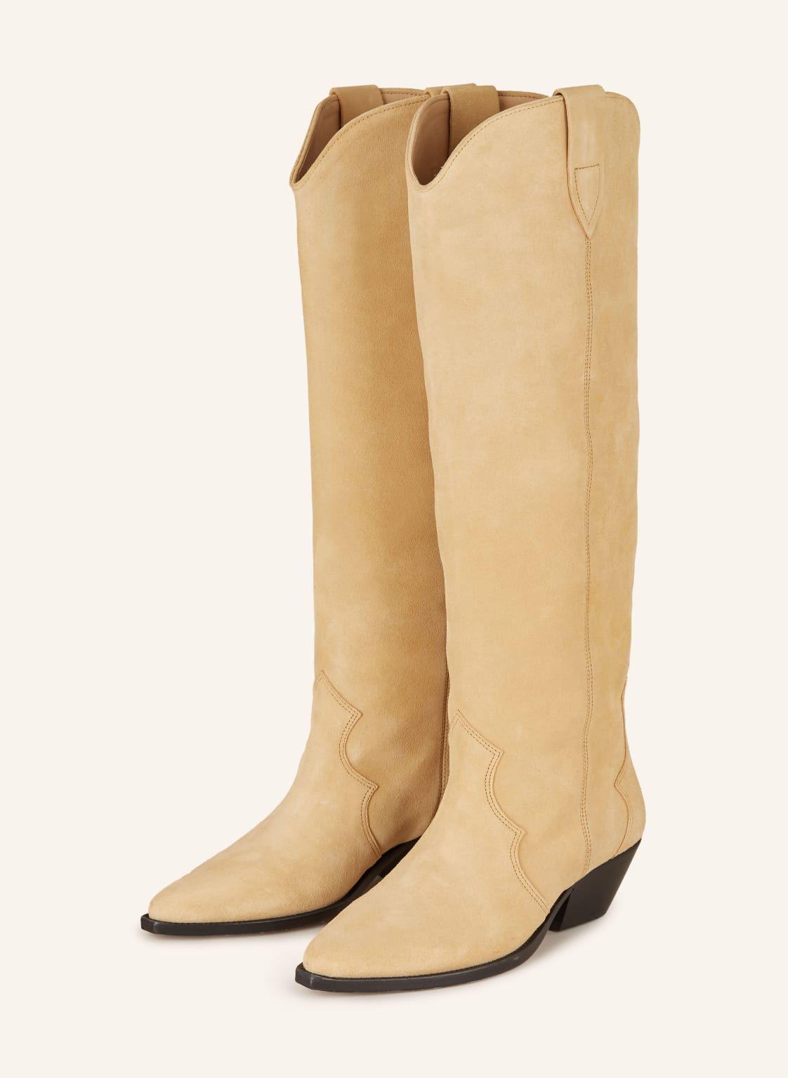 Isabel Marant Stiefel Denvee beige von Isabel marant