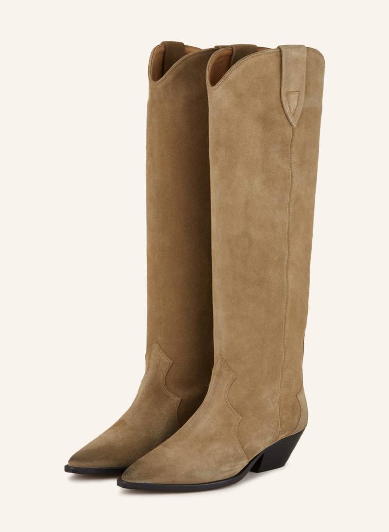 Isabel Marant Stiefel Denvee beige von Isabel marant