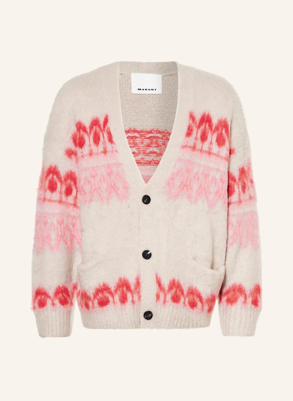 Isabel Marant Strickjacke Dyston Mit Mohair rosa von Isabel marant