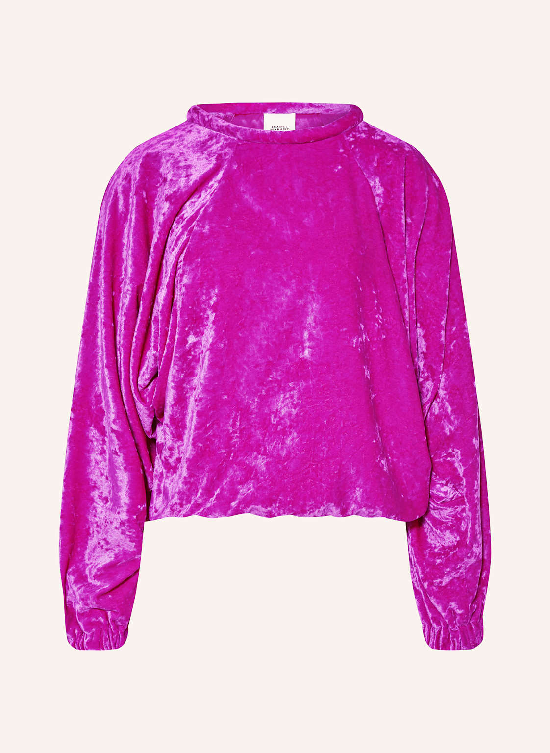 Isabel Marant Sweatshirt Aus Samt pink von Isabel marant